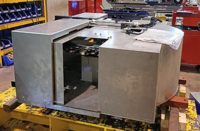 Machined retrofit component prepared in the workshop